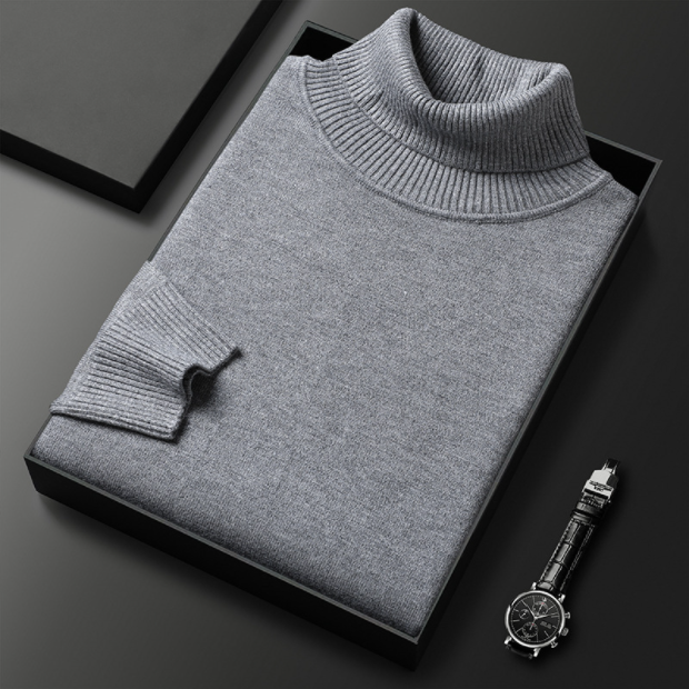 Mäns turtleneck tröja