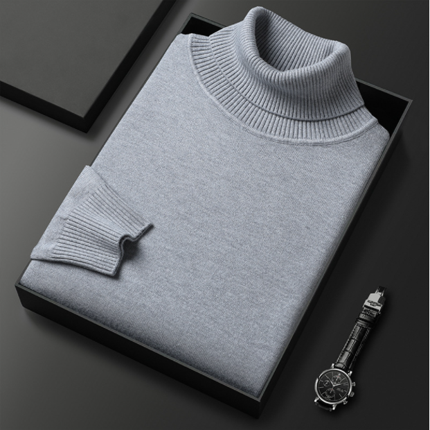 Mäns turtleneck tröja