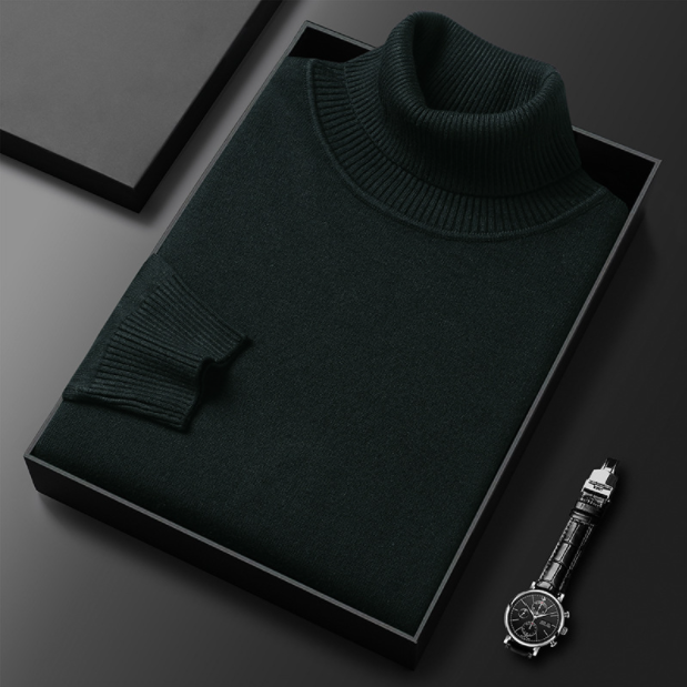 Mäns turtleneck tröja