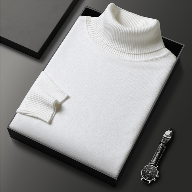 Mäns turtleneck tröja