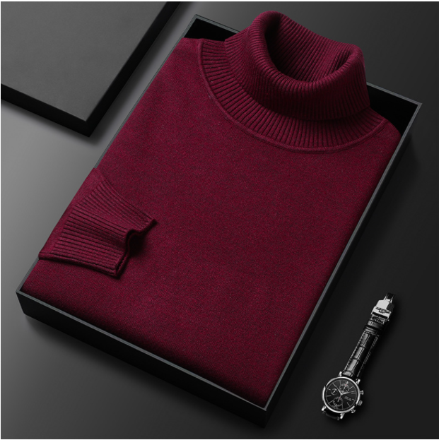 Mäns turtleneck tröja