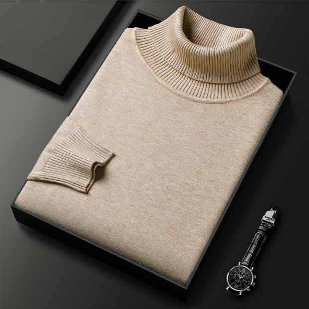 Mäns turtleneck tröja