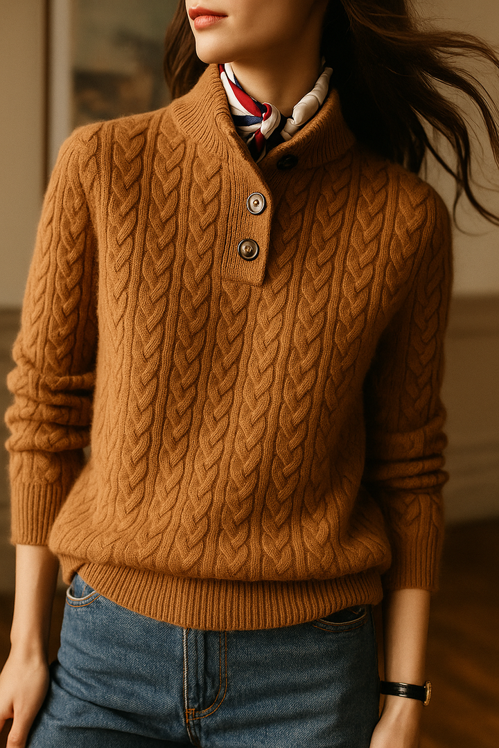 Arden kashmircardigan med knappar