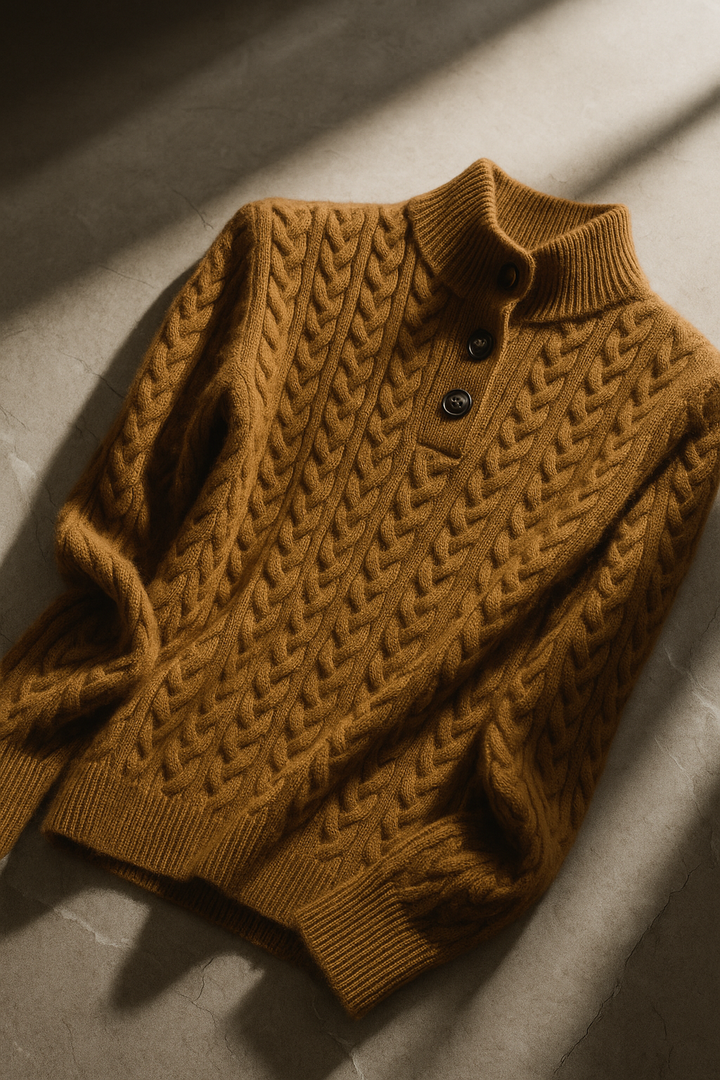Arden kashmircardigan med knappar