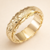 Blommig silverring