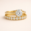 Diamantringset i guld
