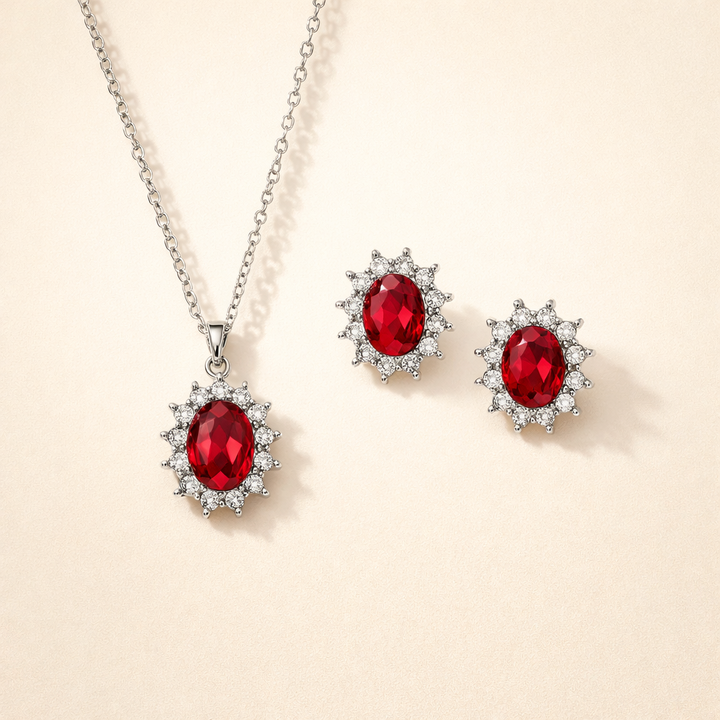 Elegant halsband i vitguld med förfinade detaljer