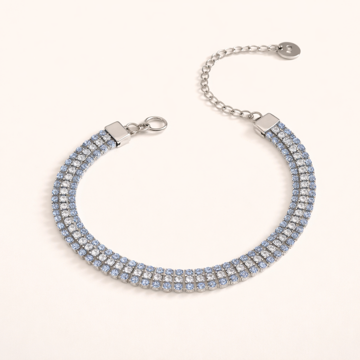 Elegant armband i vitguld med förfinad glans