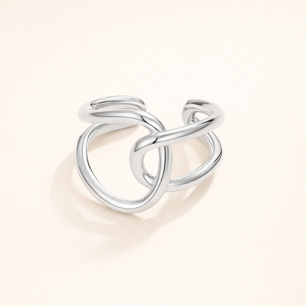 Elegant silverring med förfinad design