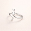 Elegant silverring med stjärnmotiv