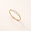 Elegant ring i silver med sötvattenspärla