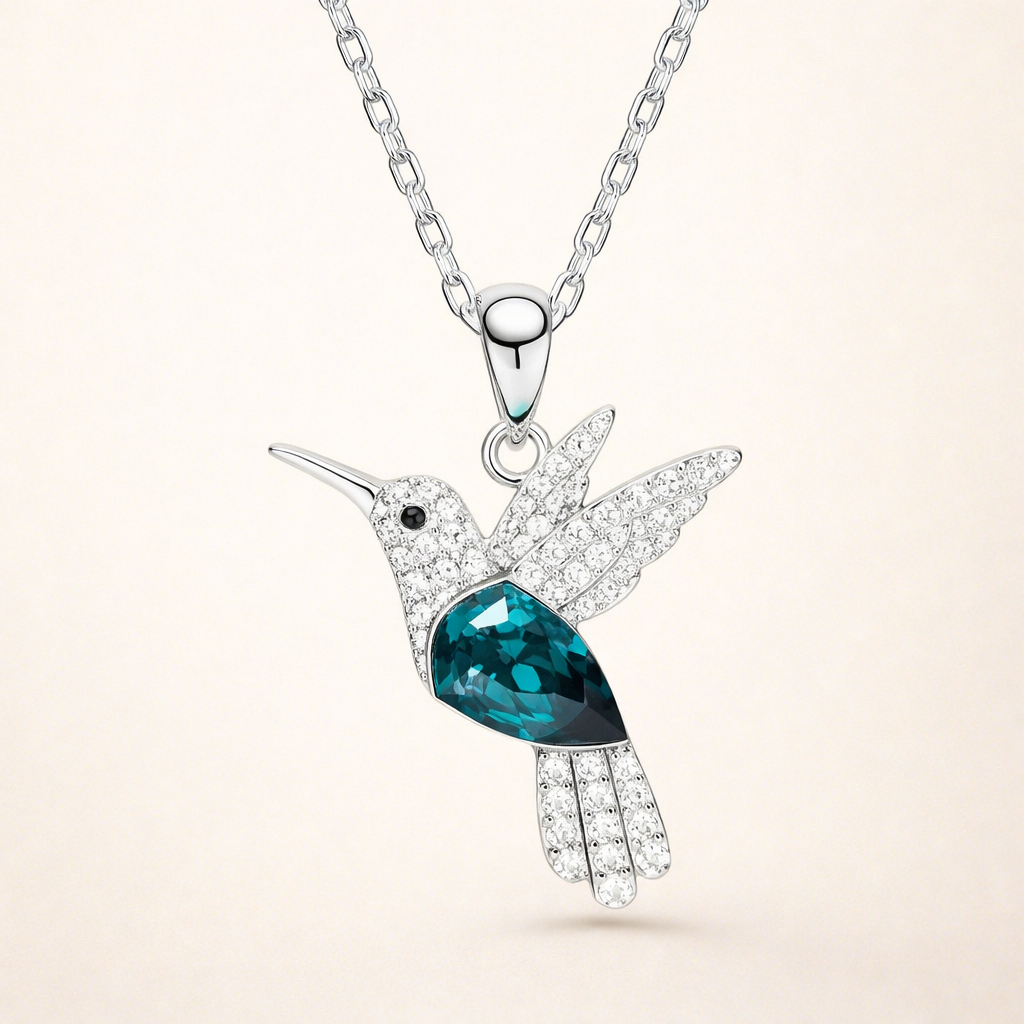 Kolibri Sparkle Halsband med zirkonia