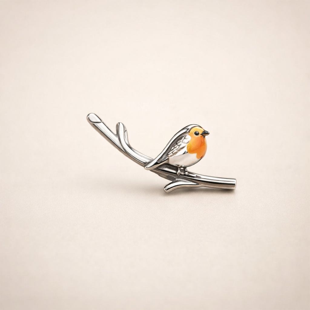 Vintage Birdie Silverörhängen