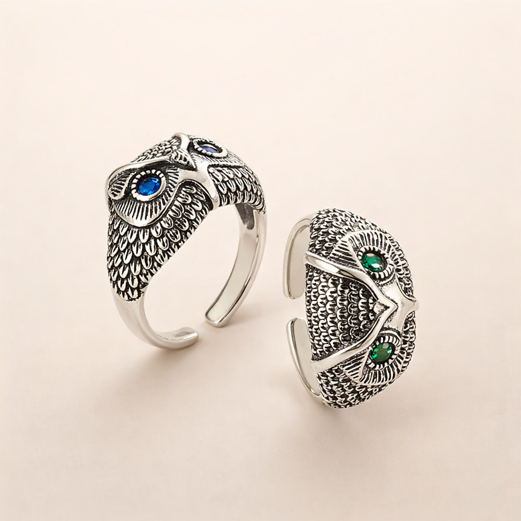 Uggla Ring i sterlingsilver
