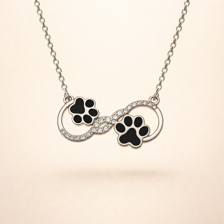 Infinity-symbol Hänge Halsband med zirconia