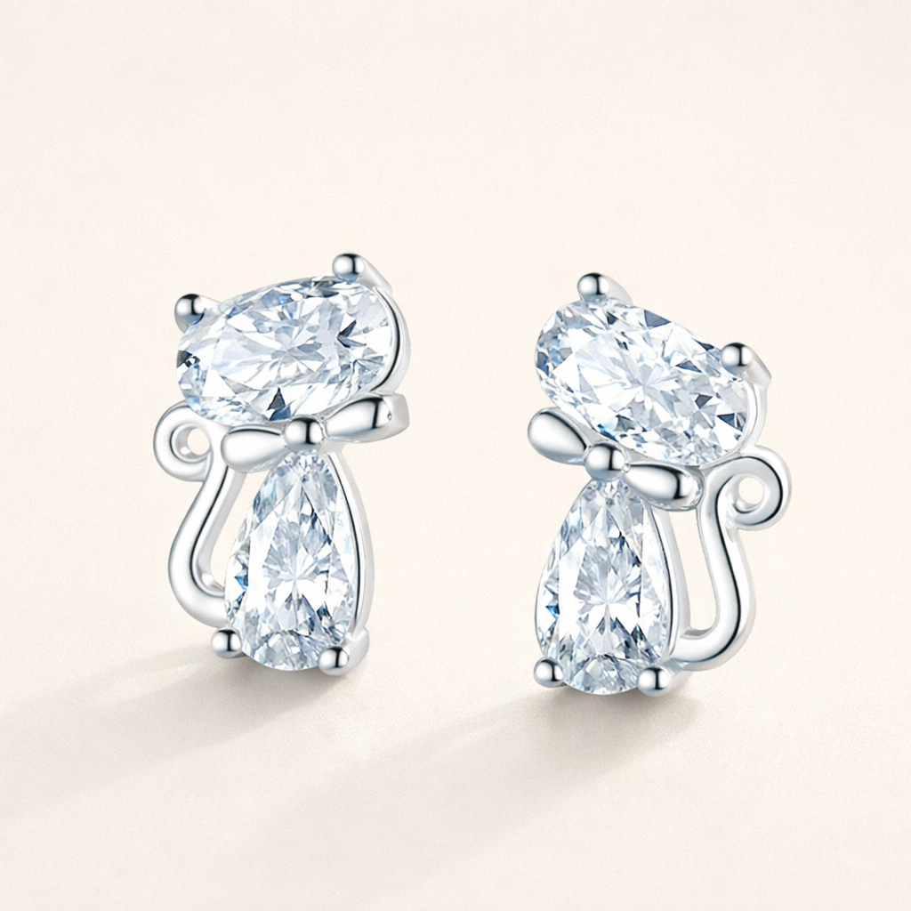 Vintage Zirconia Kattörhängen