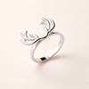 Hornring i sterlingsilver