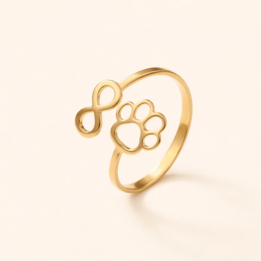 Justerbar Infinity Tassring – Rostfritt stål