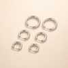 Silverset med tre mini-creoler