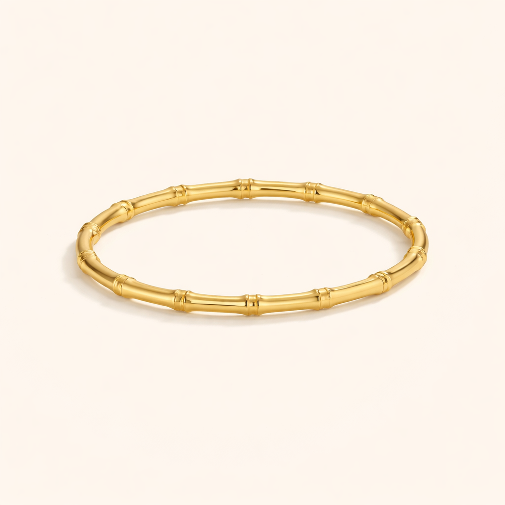 Ara Bambuarmband i guld