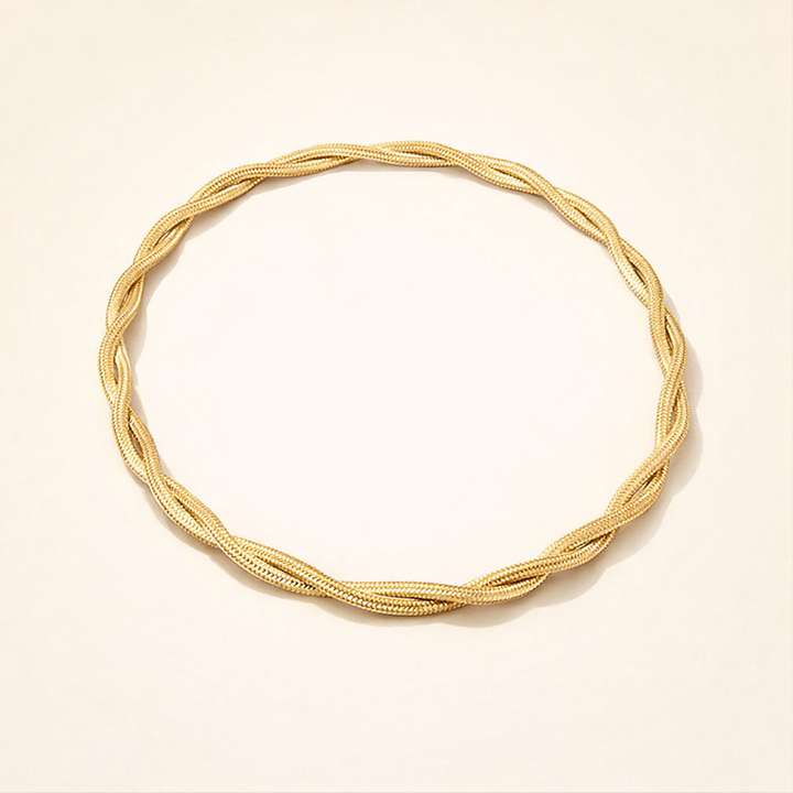Chiara Twist Snake Chain-halsband