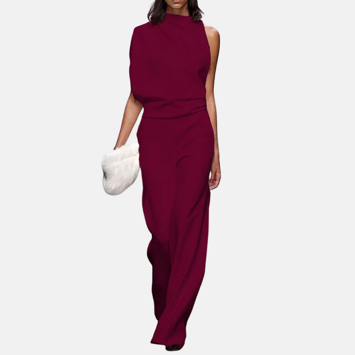 Elegant ärmlös jumpsuit för kvinnor
