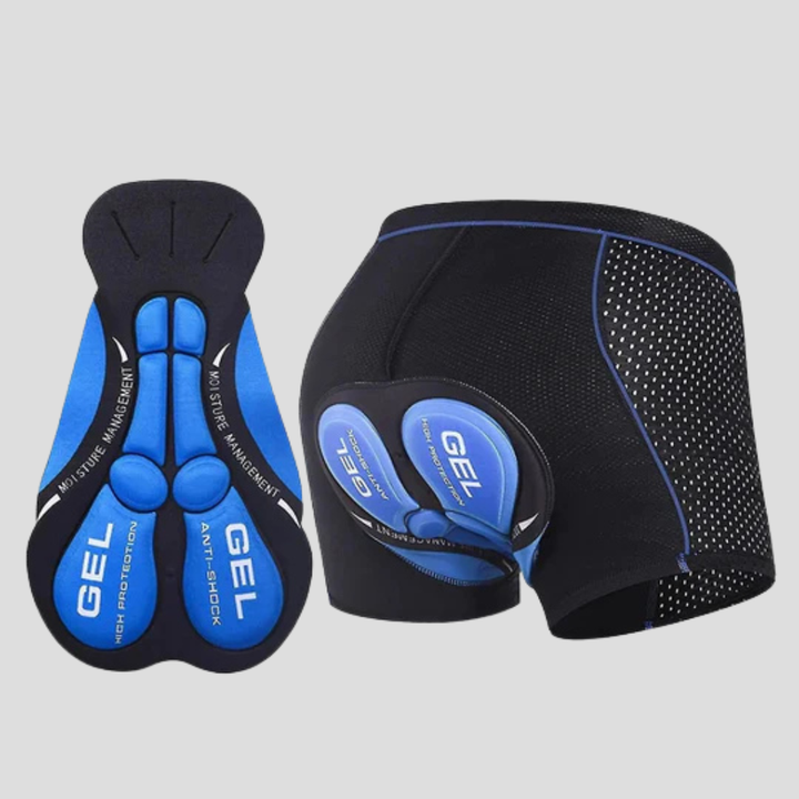 Unisex gelvadderade cykelundershorts