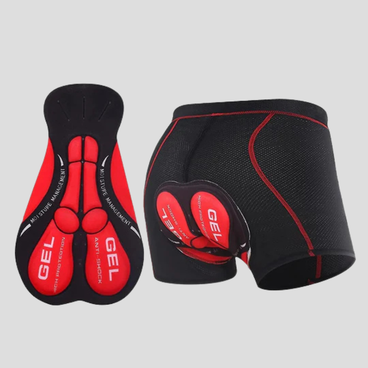 Unisex gelvadderade cykelundershorts