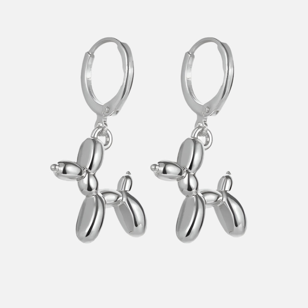 Guldhuggies med Mini Ballonghund-berlock