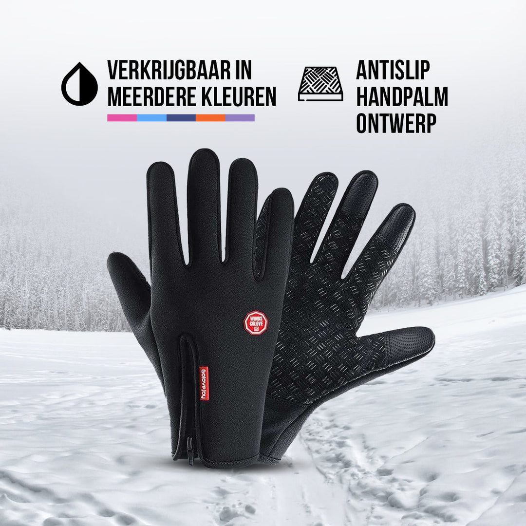Termiska vindtäta handskar - Varma och gadgetkompatibla
