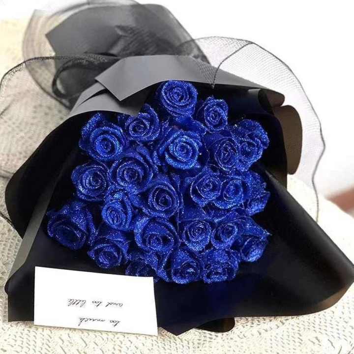 Glitterrosen med evig blomning