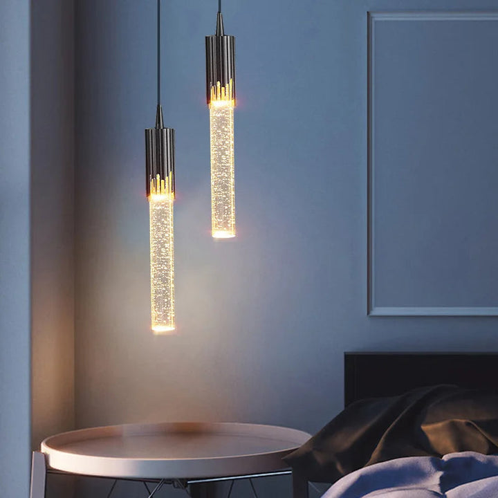 Taklampa i glas formad som en cylinder - Lustreau