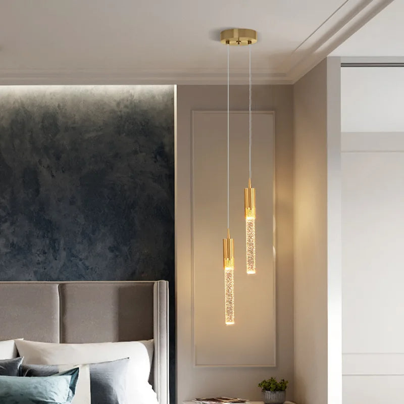 Taklampa i glas formad som en cylinder - Lustreau