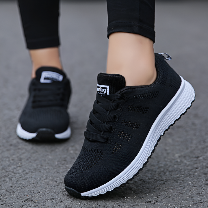 Ergonomiske casual sneakers for kvinner – Lette og støttende