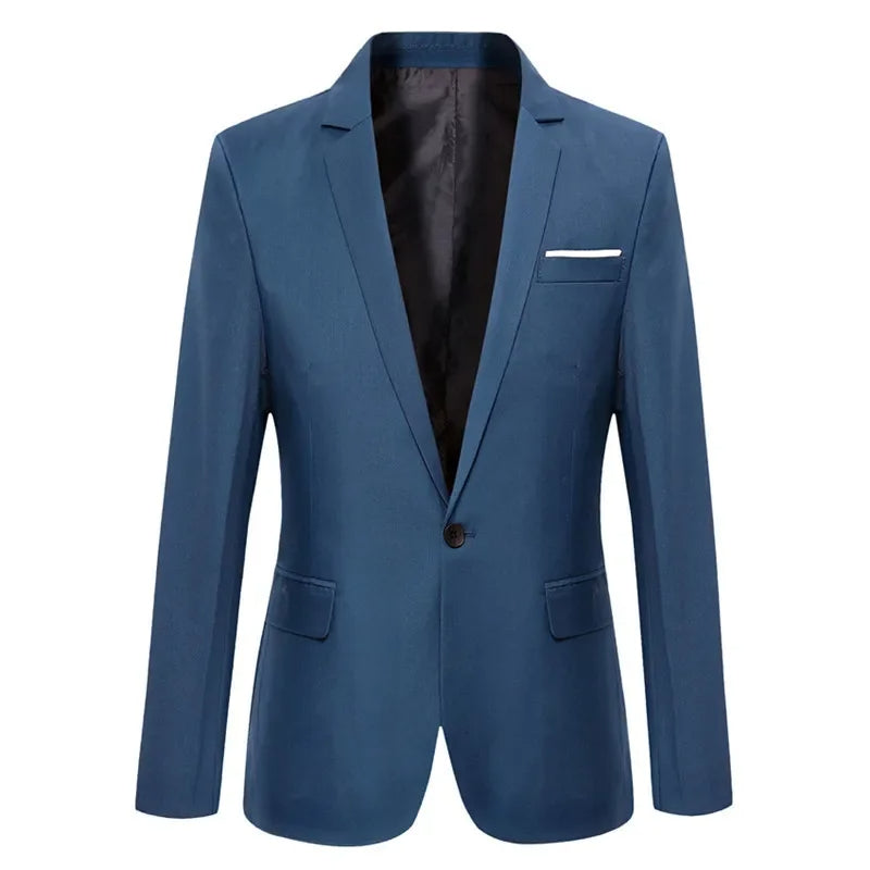 Pen slim fit blazer for menn