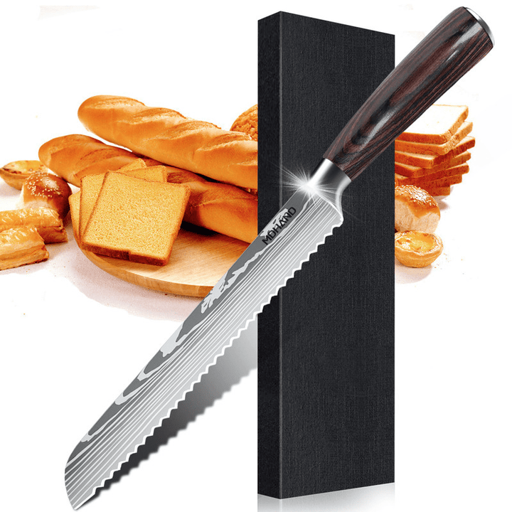 Set med kockknivar i professionell kvalitet och elegant design
