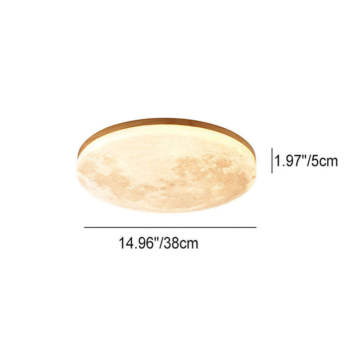 Taklampa LunarGlow – avkopplande månljus för alla interiörer