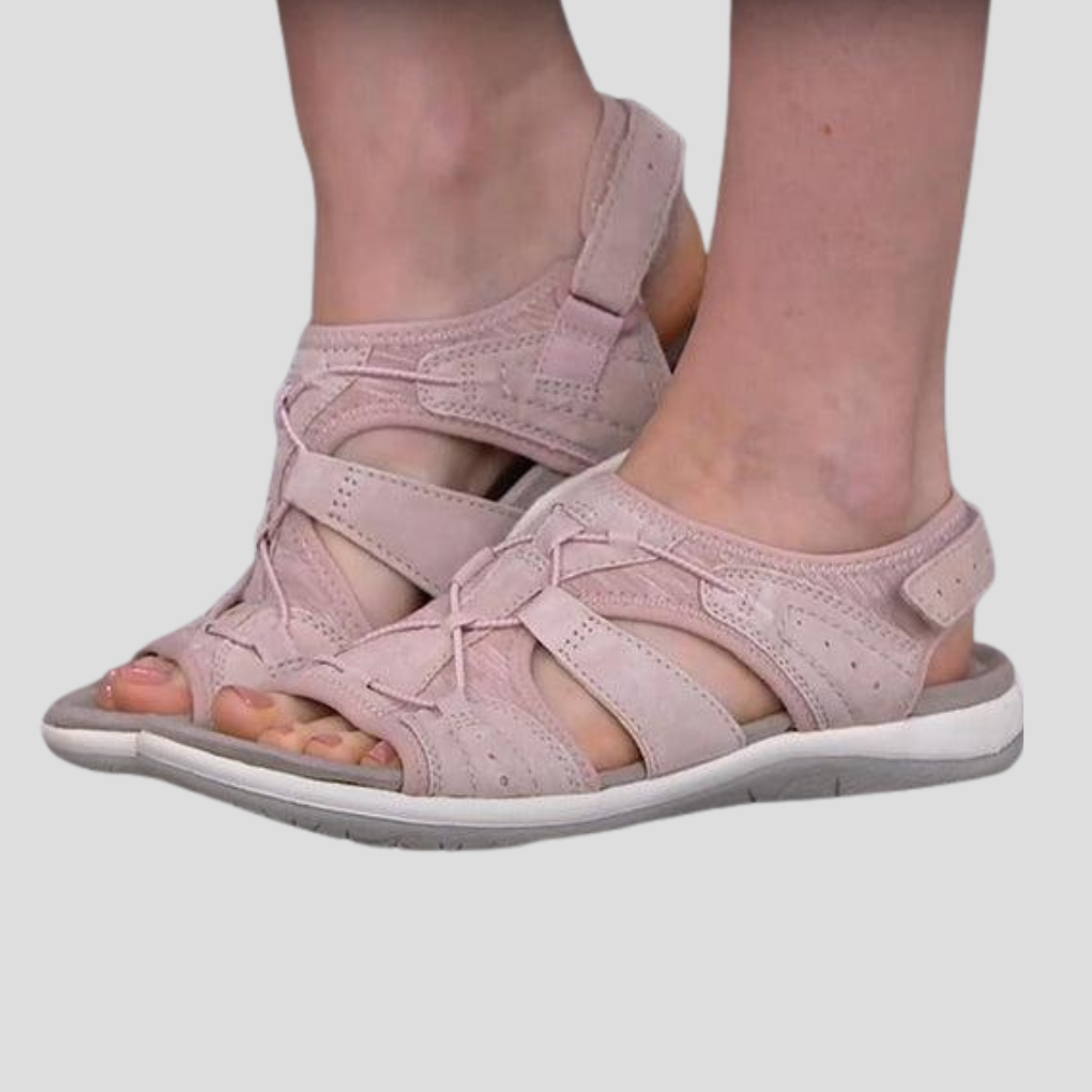 Damsandaler med remmar