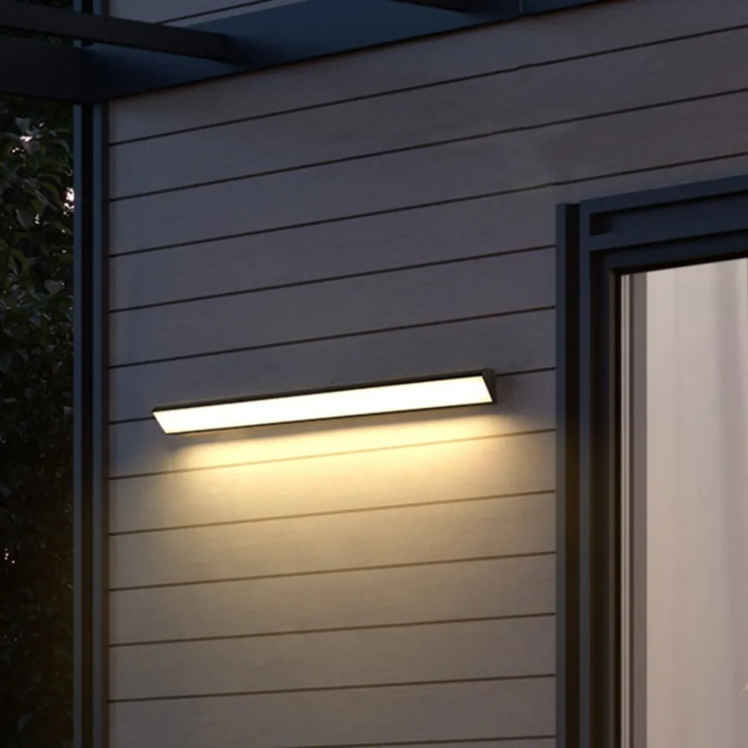 Utomhus LED-vägglampa | Vattentät och modern belysning för terrasser och entréer