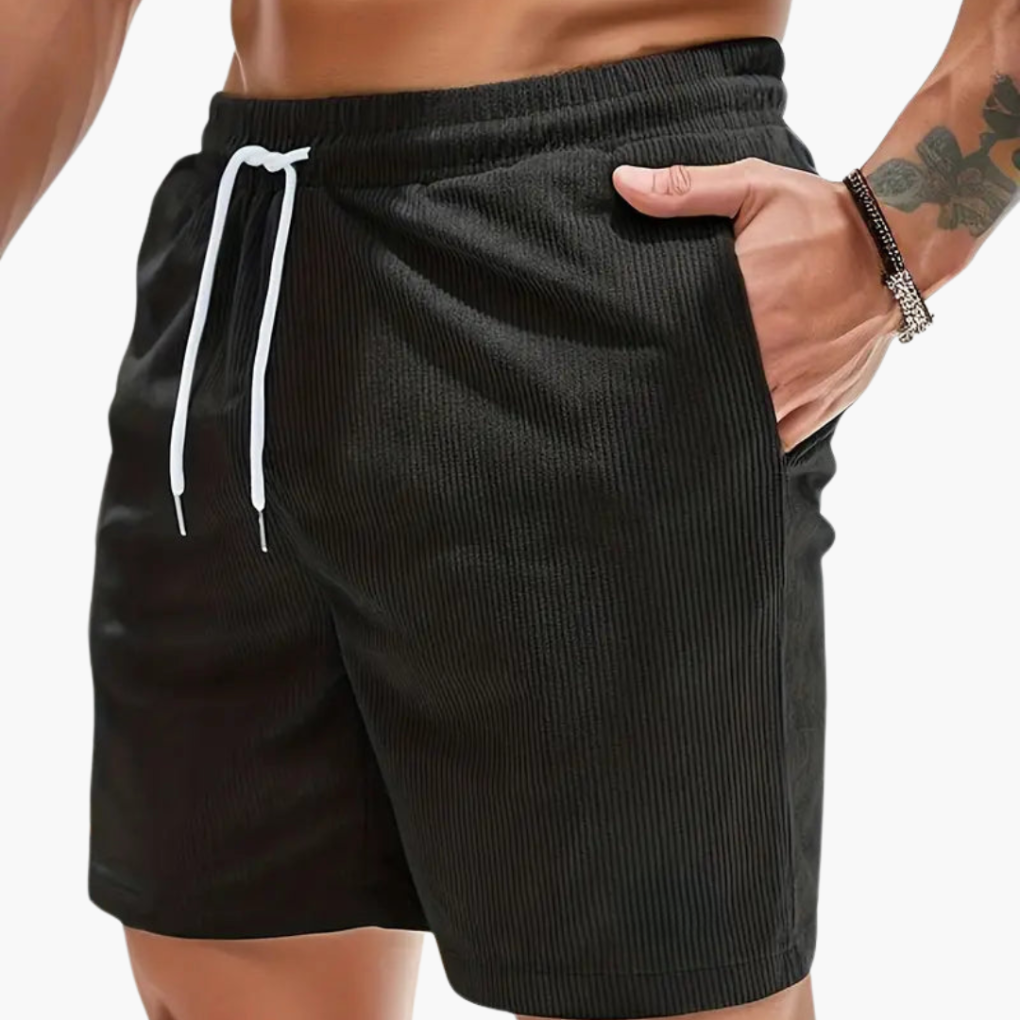 Herrcordshorts i casual sommarsnitt