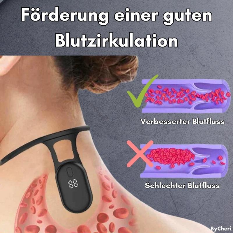 Ultraljuds-lymfdränagemassageapparat för nacken