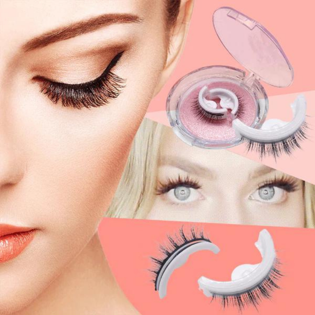 LashCouture Limfria Klistervipp | Självhäftande, Återanvändningsbara Ögonfransar med Naturlig Look