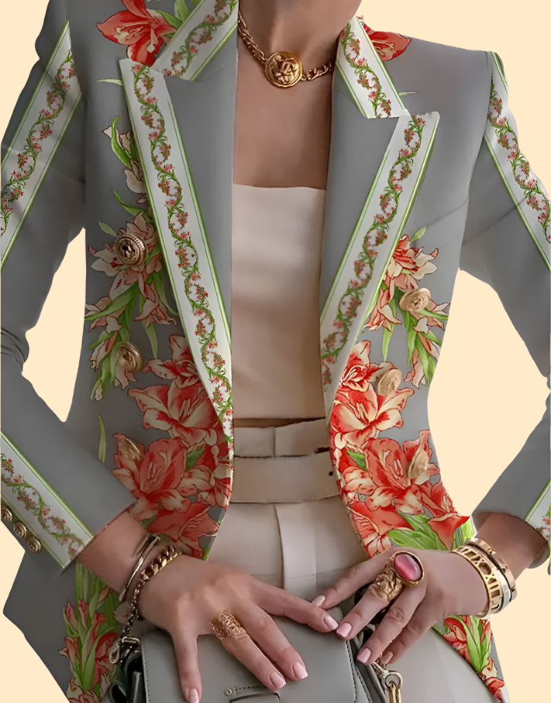 Elegant afslappet blazer til kvinder