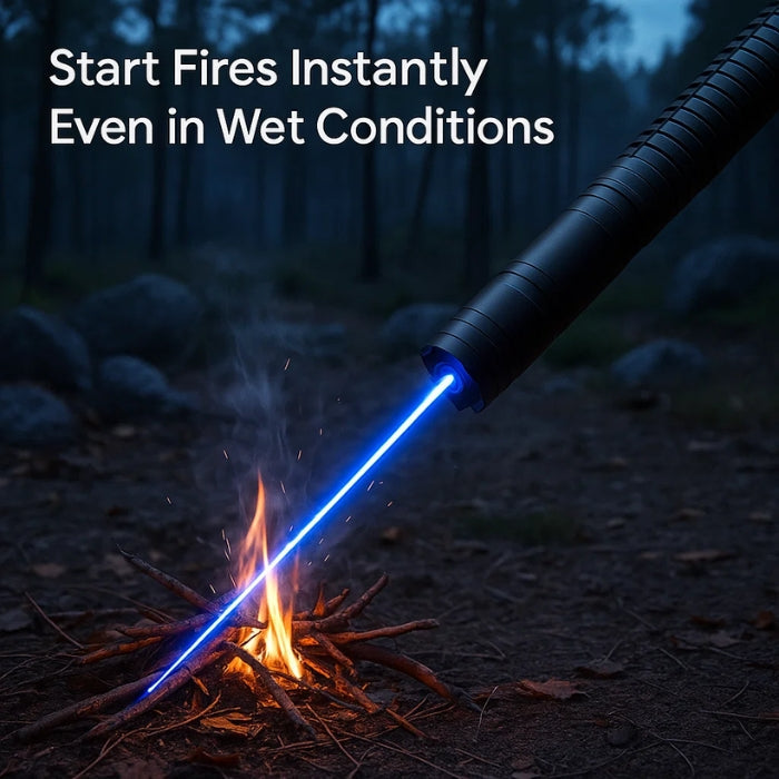 AeroForge Pro laserficklampa ger starkt vattentätt ljus för överlevnad utomhus