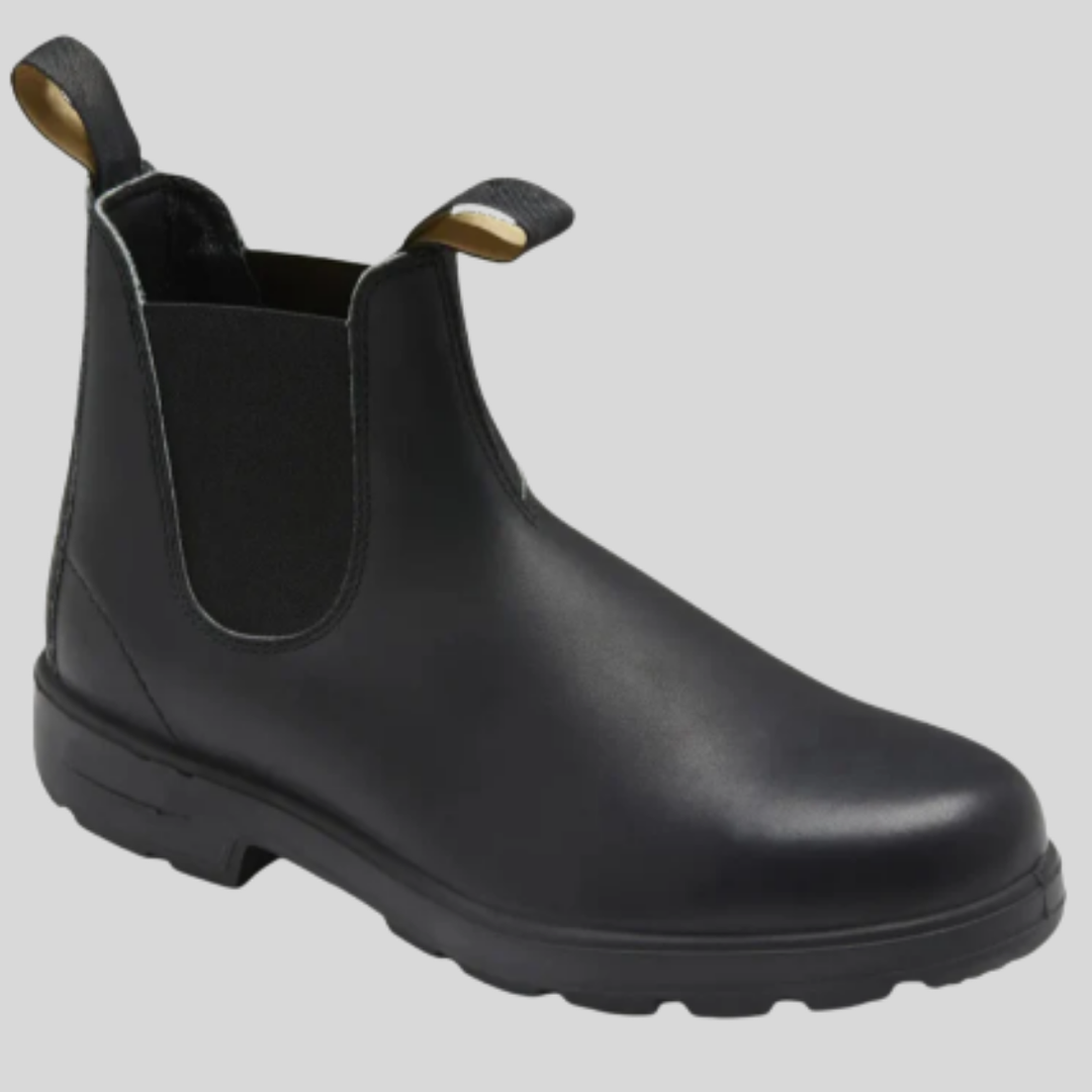 Herrstövlar med slip-on-design och skaft