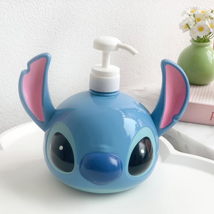 Schampodispenser i PVC Disney Stitch – perfekt för badrum och kök