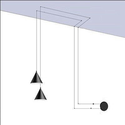 Modern Taklampa | Minimalistisk Design i Metall