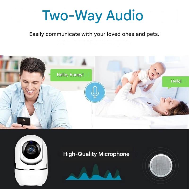 Roterande WiFi-inomhuskamera – HomeView Mini