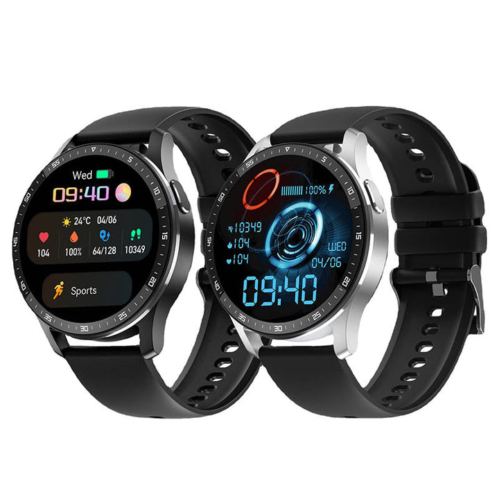 PrestigeTrack EchoWrist | Smartklocka med Bluetooth-hörlurar för fitness- och hälsoövervakning