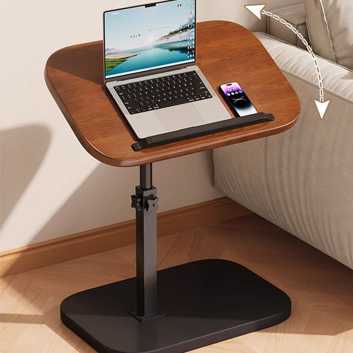 Höjdjusterbart rullande laptopbord med 360° vridbar bordsskiva, 45–80 cm, 30 kg bärkraft
